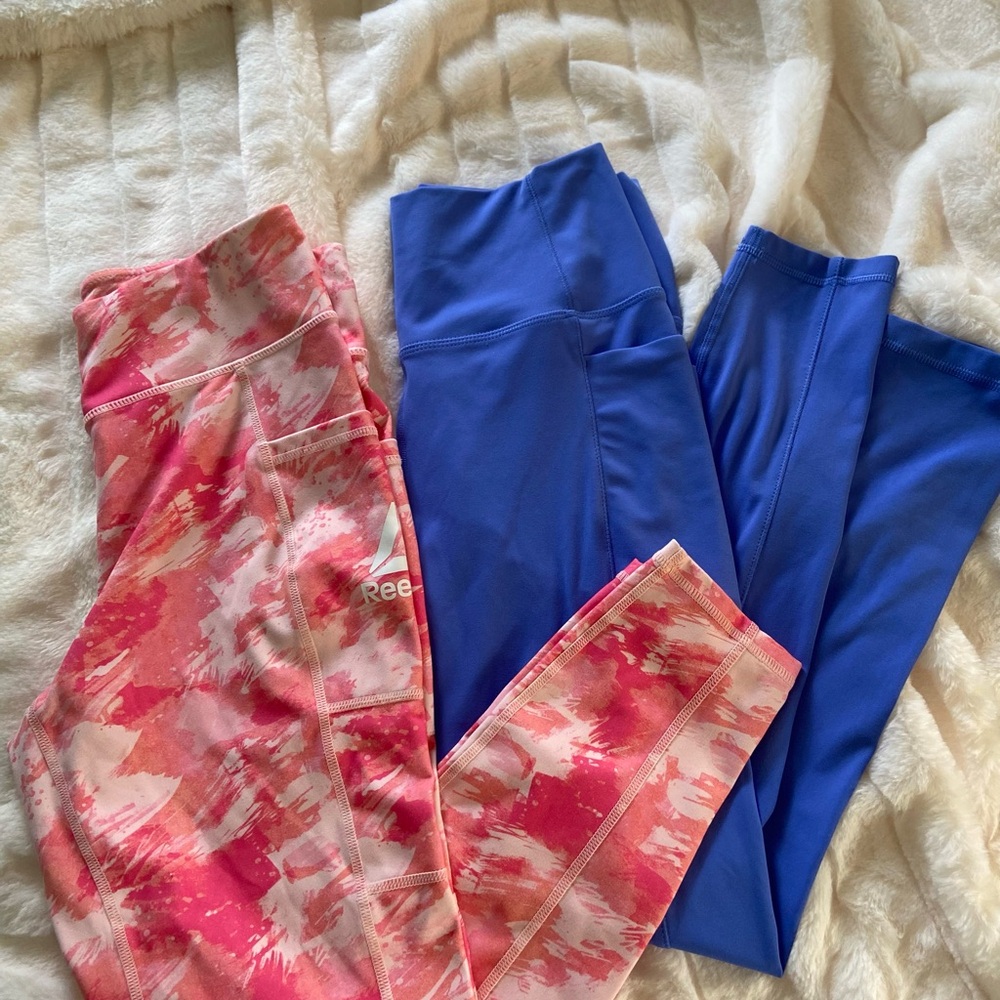 Bundle of 2 stylish vibrant activewear yoga pants!